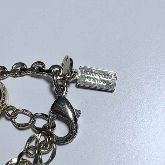 Kate Spade Y2K Hot Chip Necklace - Gold Plated Geometric Stone Statement Jewelry - Picture 5 of 7